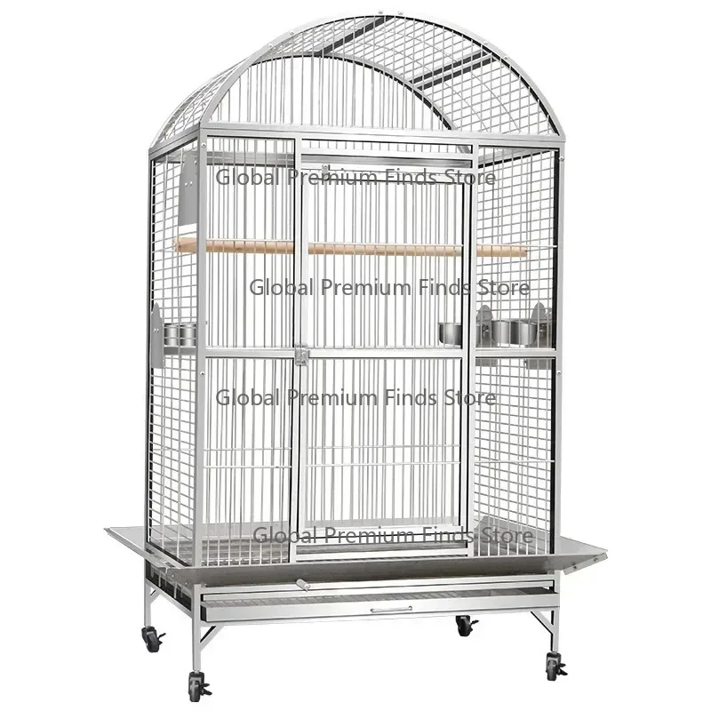 

Extra Large Parrot Breeding Cage – Stainless Steel Villa - Style ST68R