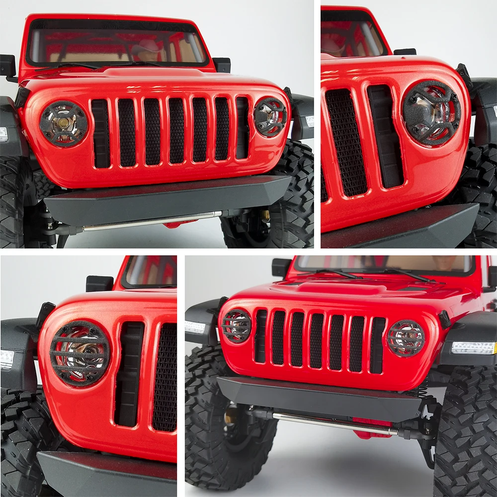 YEAHRUN Nylon Headlight Guards Cover for Axial SCX10 III AXI03007 JEEP Wrangler AXI03006 Gladiator 1/10 RC Car Decoration Parts