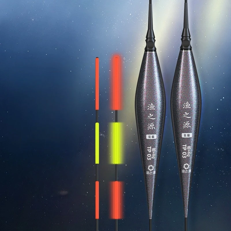 Big Game Electronic Fishing Float, Luminous Ultra-Bright Thick Hard Stem, Current-Resistant High Toughness Quick Rebound Buoy