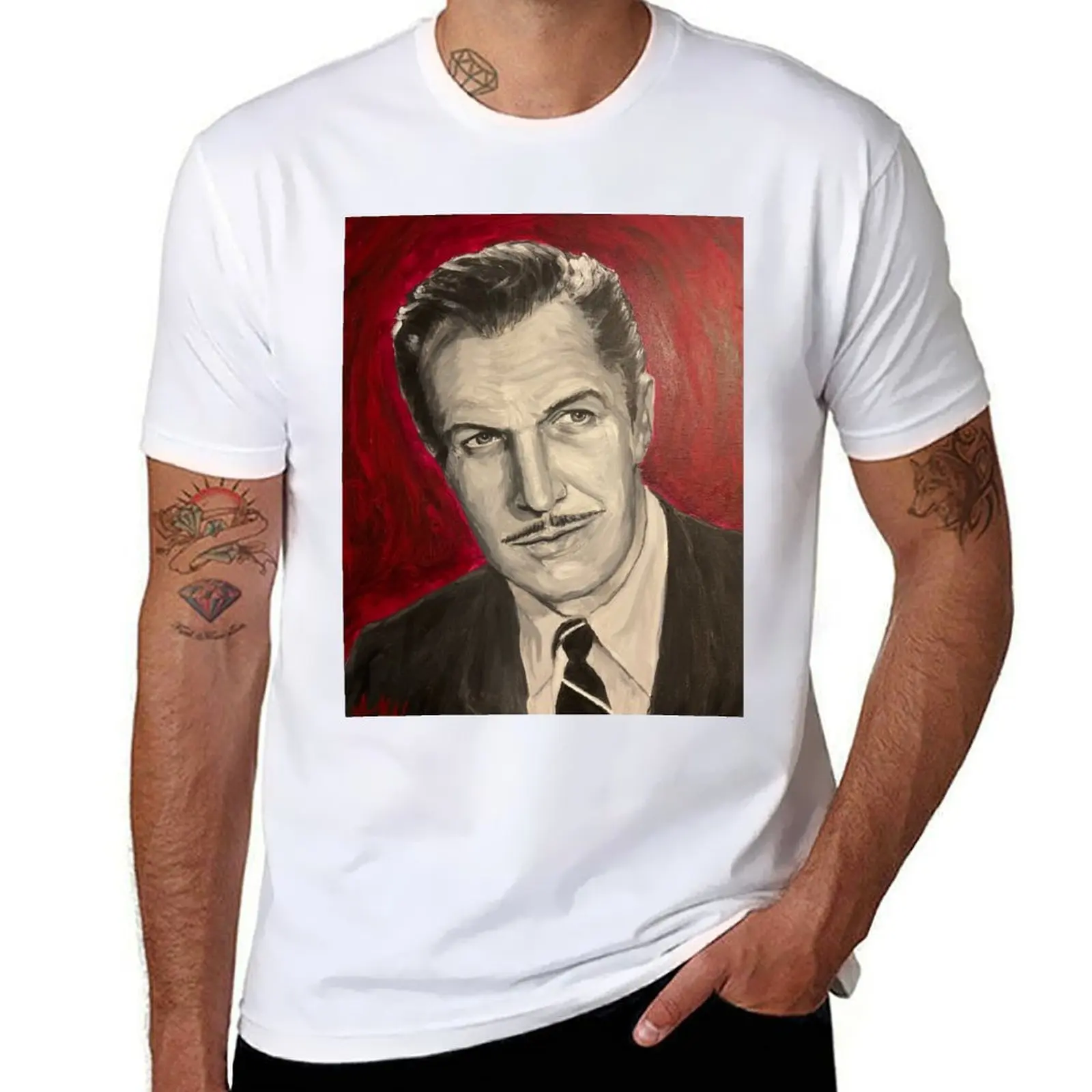

Vincent Price T-Shirt man t shirts cotton t shirt for man