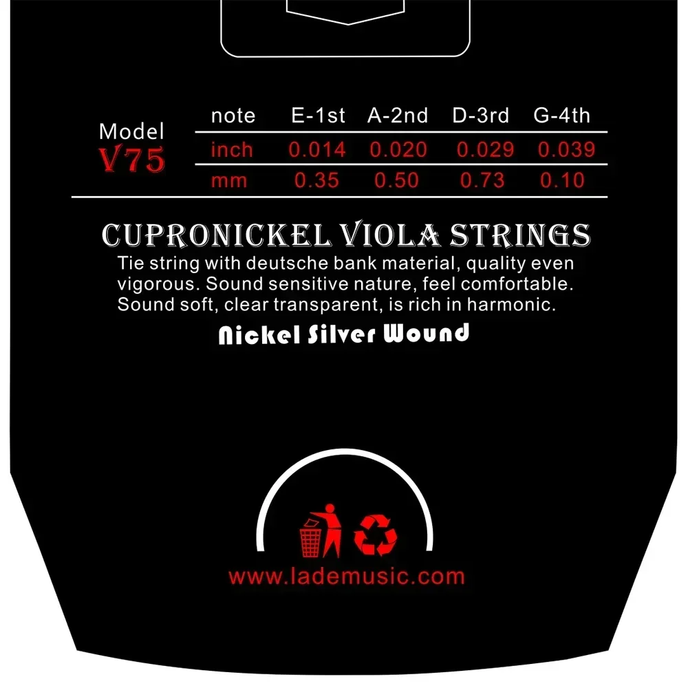 IRIN Violinsaiten, Viola-Cellosaiten (E-A-D-G), Neusilber, professionelle Anfänger zum Üben von Violinsaiten, Violinzubehör – Detail 25