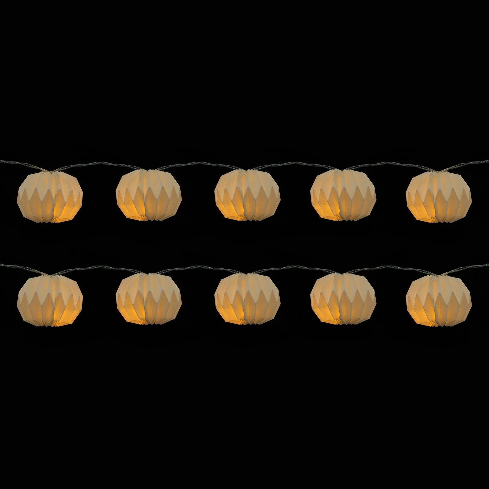 

30Pcs LED Light Paper Pumpkin Lantern String Party Home Halloween Decorative Lights Bar Restaurant Wedding Holiday DIY Festive
