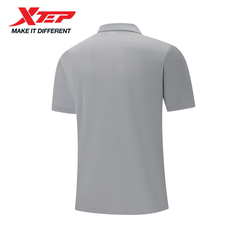 XTEP Sweatshirt Short Sleeved Men's Moisture Absorbing Quick Drying 2025 Summer New Training Clothes For Men 875229020150 image 4