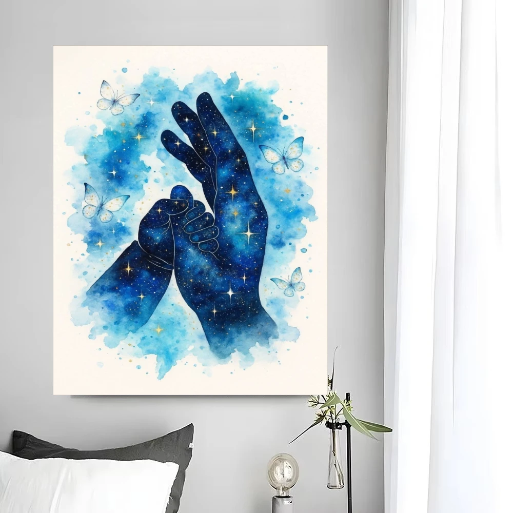 Parent and Little Hands Jigsaw Puzzles Wall Decor 500/1000/1200/2000 PCS Home Decor for Living Room Bedroom Gift No Frame