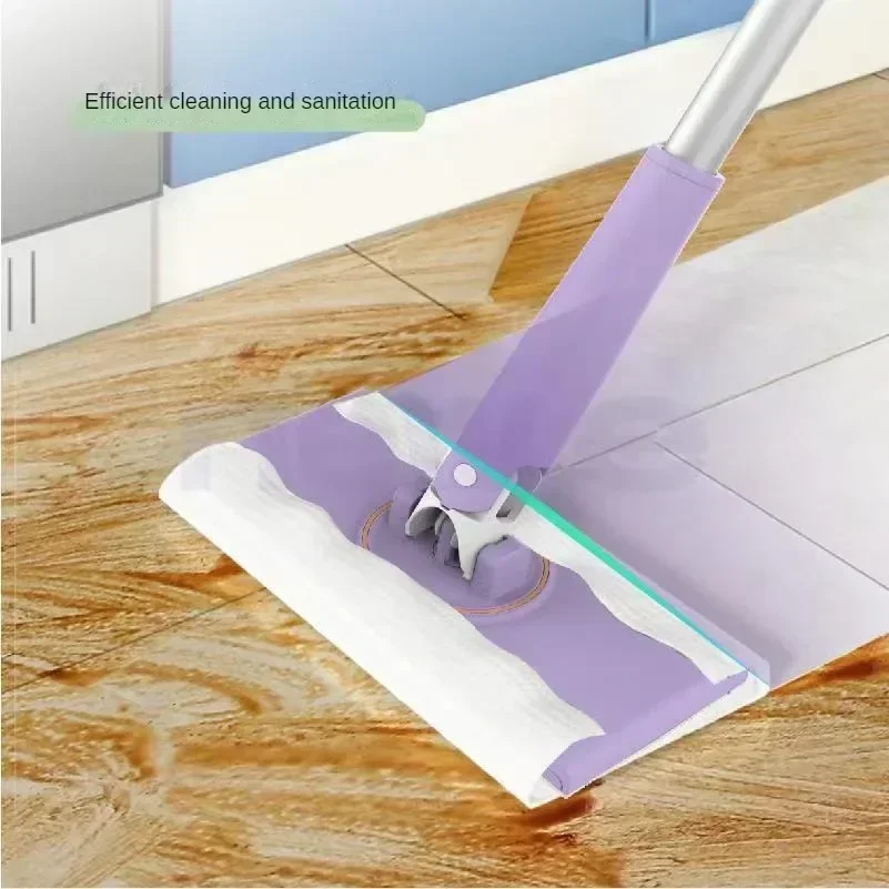 Portable Mini Mop Automatic Paper Towel Changing Mop Mini Face Towel Compatible Mop For Floor Window And Dust Removal