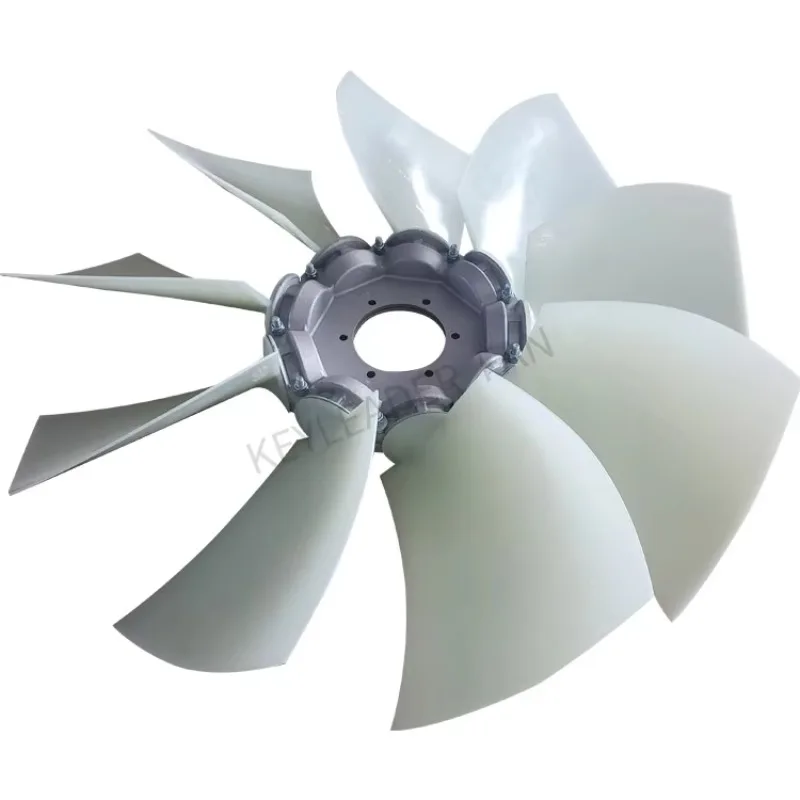 PAG Fan Blades Nylon 9 Plastic Axial Impeller Fan Blade For Crane Engine Cooling Fan Blades