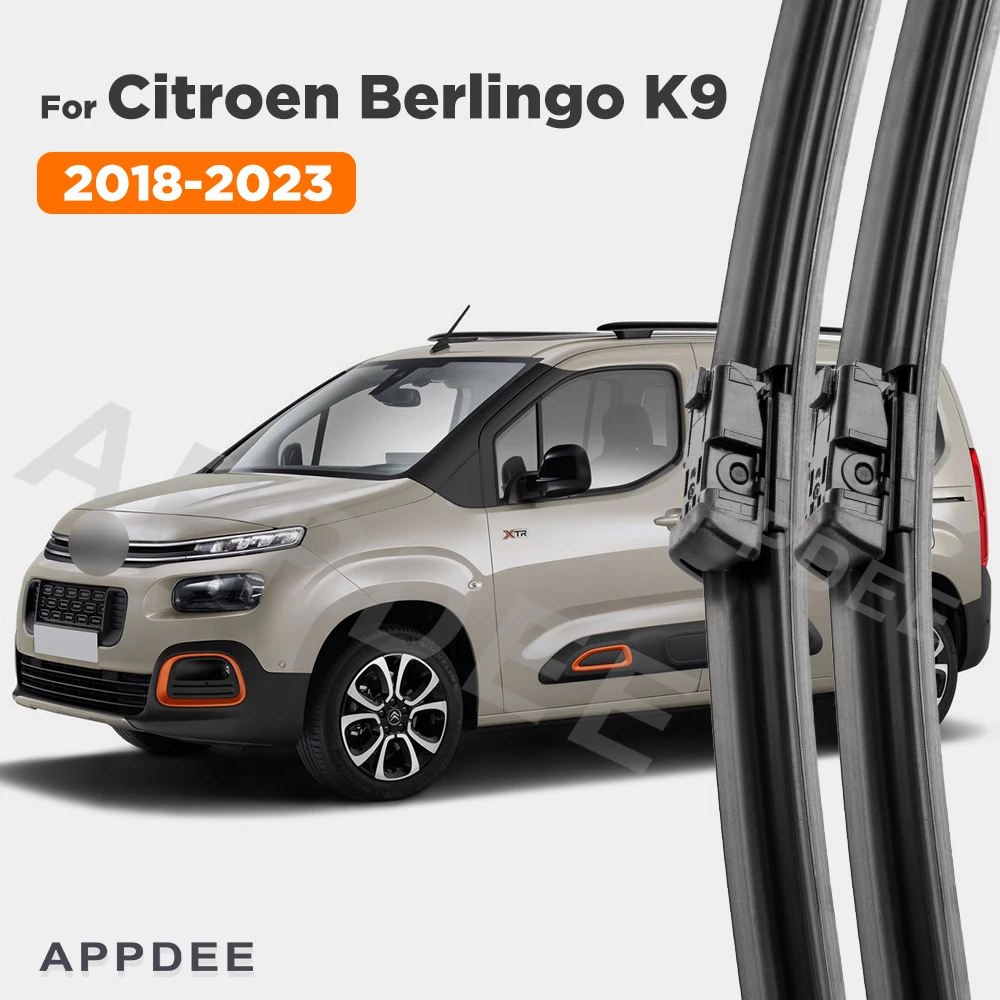 

APPDEE For Citroen Berlingo K9 2018-2023 2019 2020 2021 2022 Wiper Front Wiper Blades Windshield Windscreen Window Brush 24"+17"
