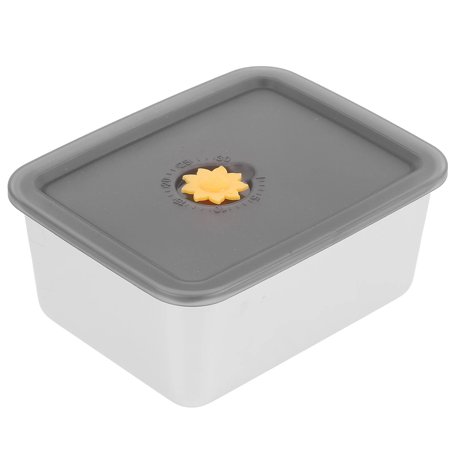 

Stainless Steel Food Containers Airtight Sealing Cap Portable Boxes Refrigerator Storage Bins Crisper Kitchen Fruit Vegetable
