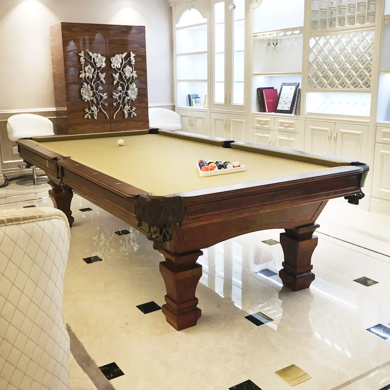 Billiards Table Household Indoor Standard, Multifunctional Commercial American Adult Billiards Table, Black 8 Billiards Case