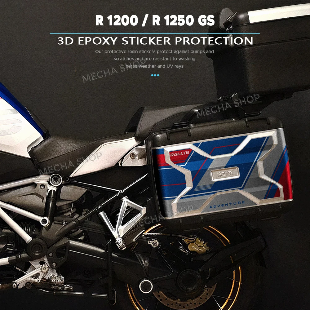 

Наклейки на боковые кофры (варио-кейсы) для мотоциклов BMW R1200GS R1250GS 2004-2024 (2023)
