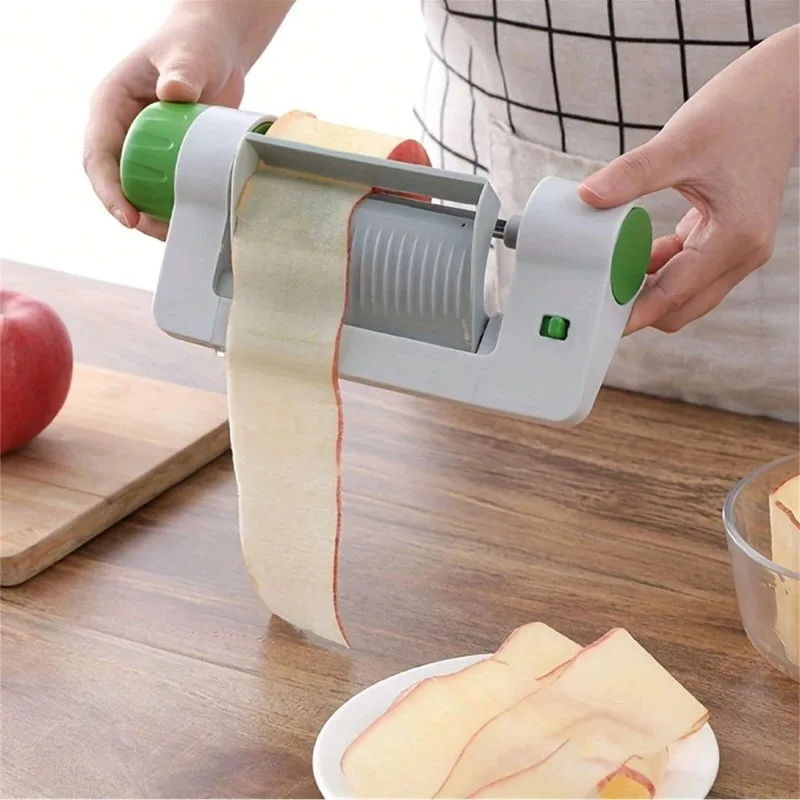 1pc Kitchenware Household Multi-functional Peeler Hand Rotating Fruit And Vegetable Slicer Potato Cutter Kitchen Gadgets