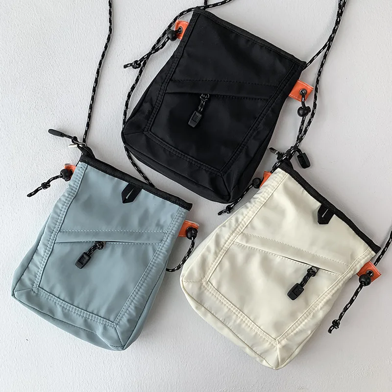 Bolso de mensajero cuadrado pequeño para hombres y mujeres, Mini bolso de viaje impermeable, bolso de hombro informal, bolso cruzado para teléfono móvil, moda