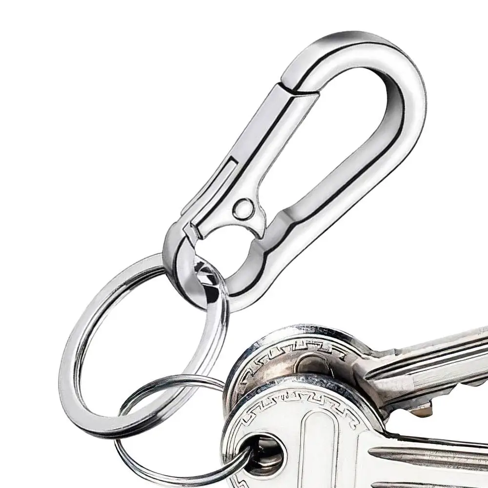 Anti-verloren Auto Schlüsselbund Zink-legierung Auto Schlüssel Kette Schlüsselring Kürbis Schnalle Karabiner Schlüsselbund Auto Schlüssel Ring Hängen Schnalle für Auto – Detail 9