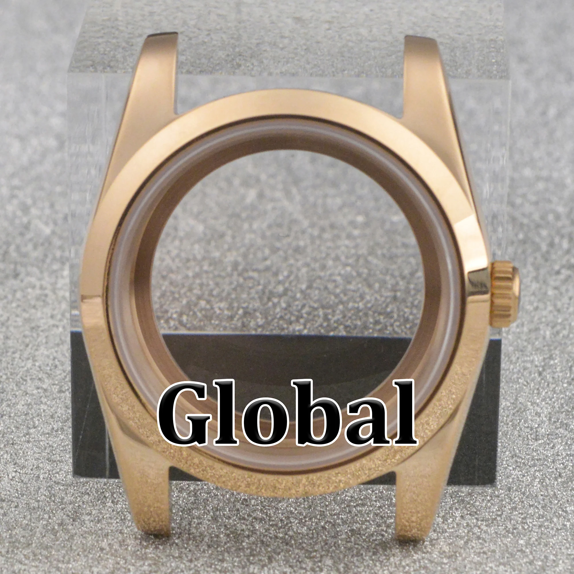 حافظة ساعة من الفولاذ المقاوم للصدأ عالية الجودة من زجاج الياقوت لـ Datejust 10ATM مقاومة للماء قابلة للتطبيق NH35 NH36 حركة أوتوماتيكية