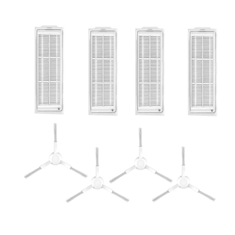 ل Xiaomi Mijia 2Nd الجيل STYTJ02YM كنس التطهير جهاز آلي لتنظيف الأتربة أجزاء فرشاة جانبية فلتر Hepa