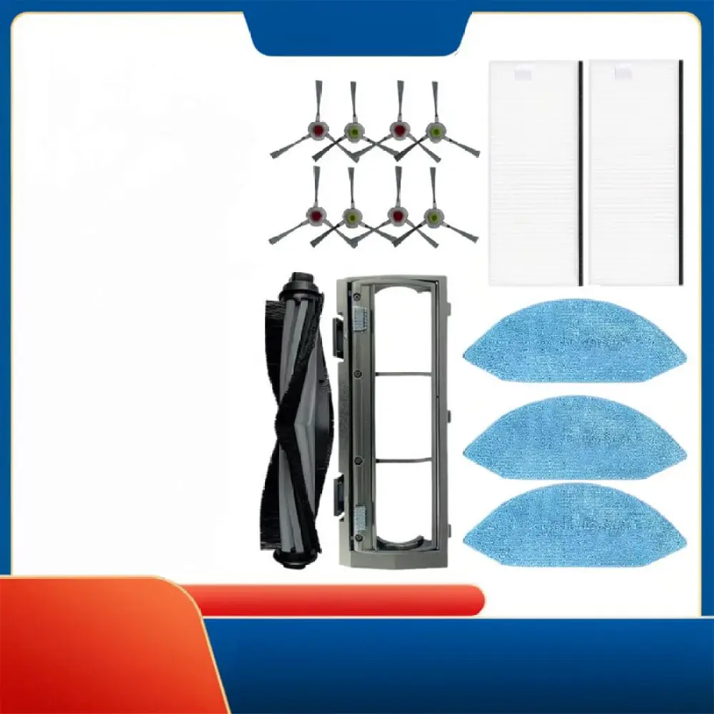 Premium Maintenance Consumables For Ecovacs Deebot U2 Pro DGN22 Robot Vacuum Roller Brush Side Brush Filter Mop Set view 4