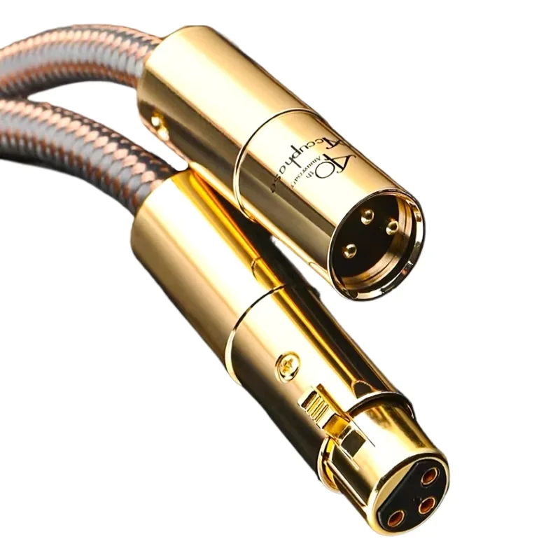 

Accuphase XLR Cable 40th Anniversary Edition OFC Silver Plated HiFi Audio Amplifier Balanced Cable 2 Male Plug To 2 Female Plug