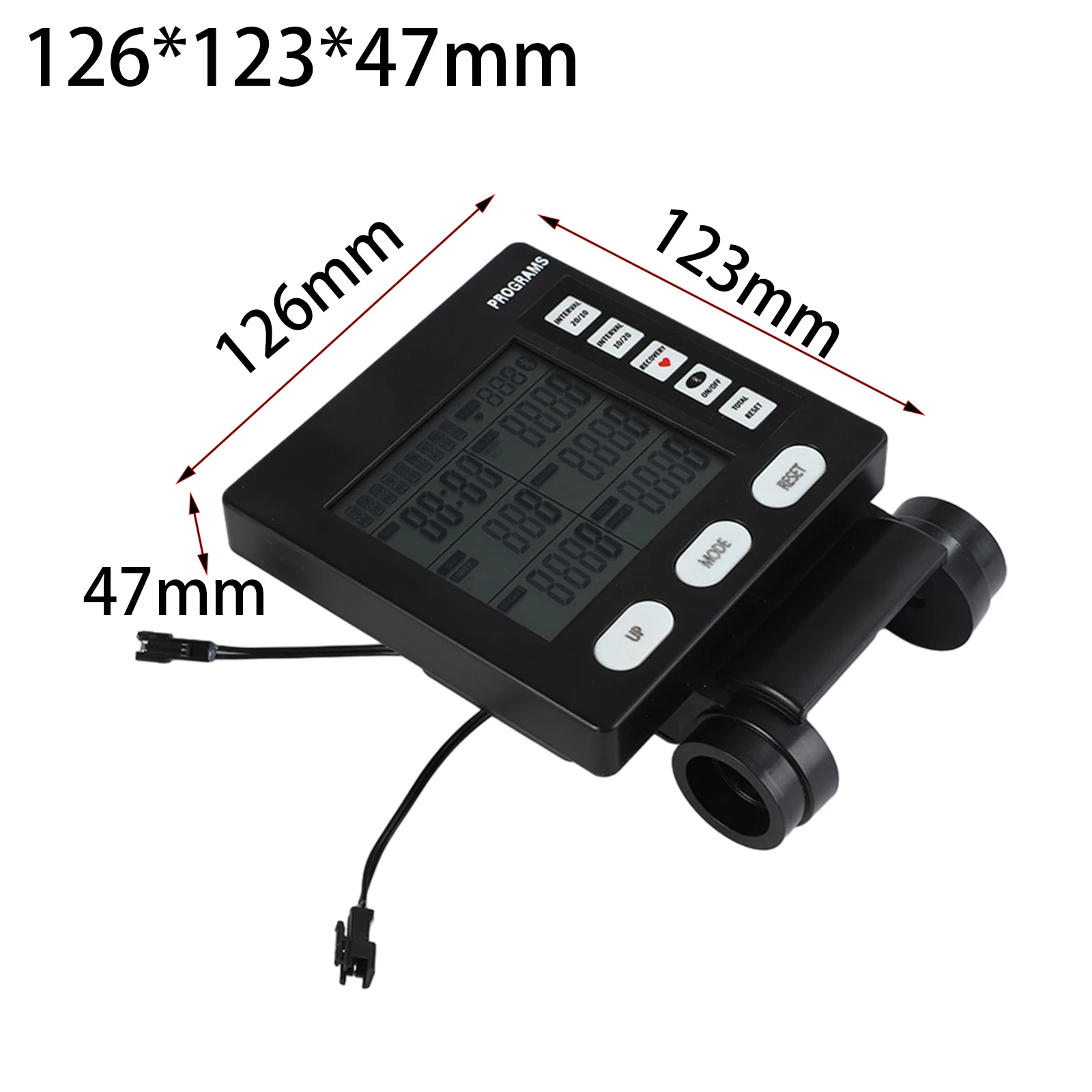 Rowing Machine Counter Replacement Monitor Speedometer for Strength Training Apparatus Gym Home Exercise Bike Rowing Device