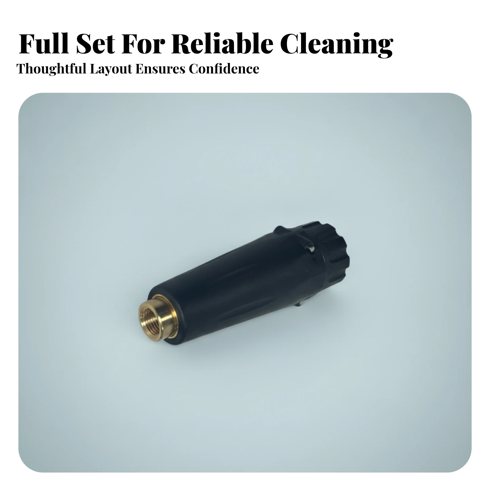Snow Foam Lance Brass Connector Cleaning Accessory Even Coverage Foam Cannon Nozzle Plastic Body Car Wash Nozzle