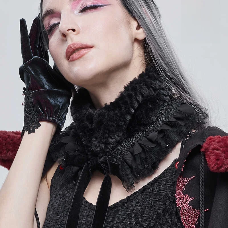 

Devil Fashion Dark Particle Fluffy Scarf (Headband) AS10701 AS10702 Spring Autumn Season Other Fabric Accessories