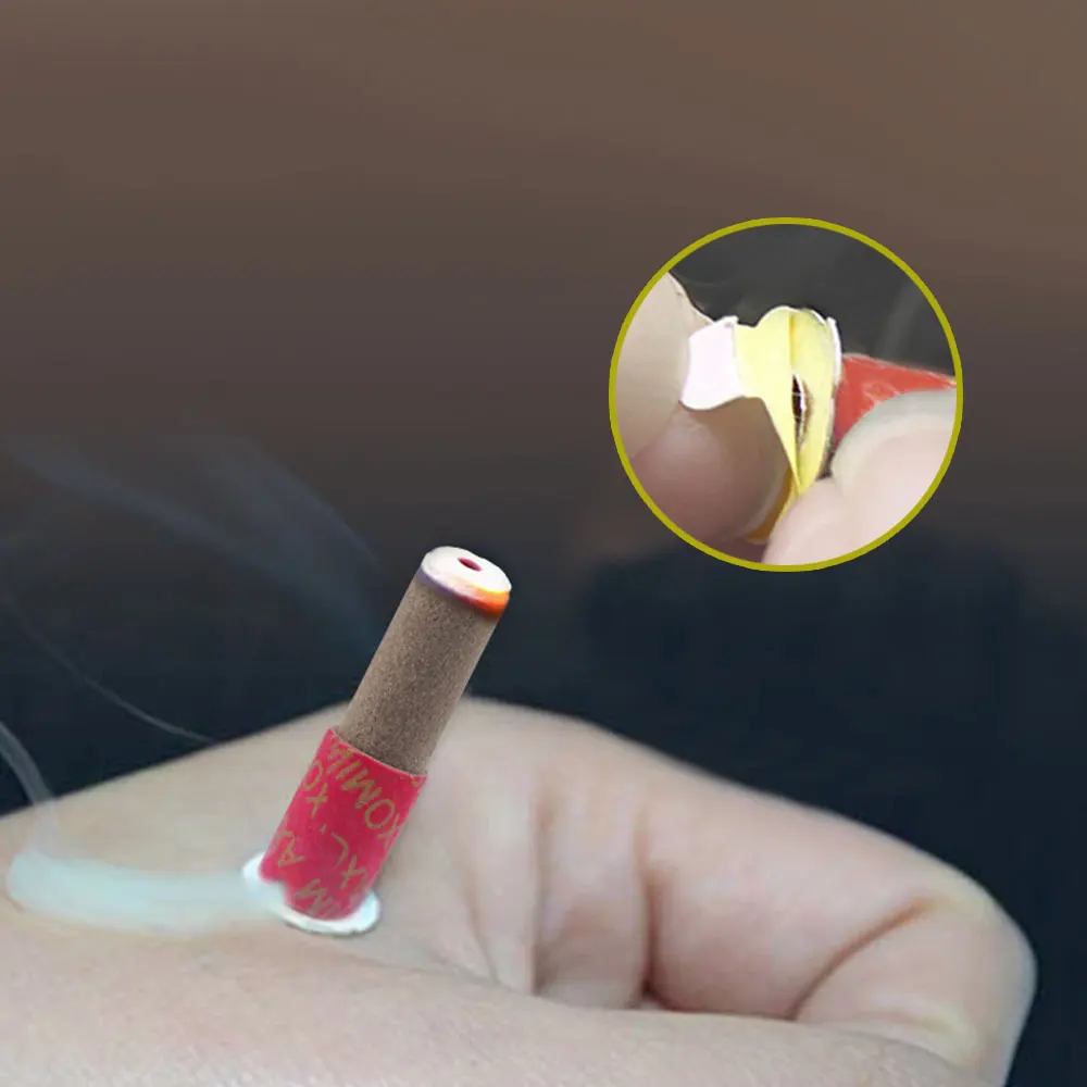 180/360pcs Mini Moxa Self Stick-On Chinese Moxibustion Therapy Mini Massage Heating Acupuncture Moxa Tube view 3