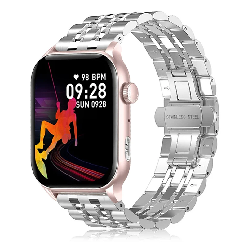 Pulsera de Metal para COLMI P78 P71 P68 P60 correa de acero inoxidable para Colmi C8 Max Correa de reloj para pulsera colmi c81