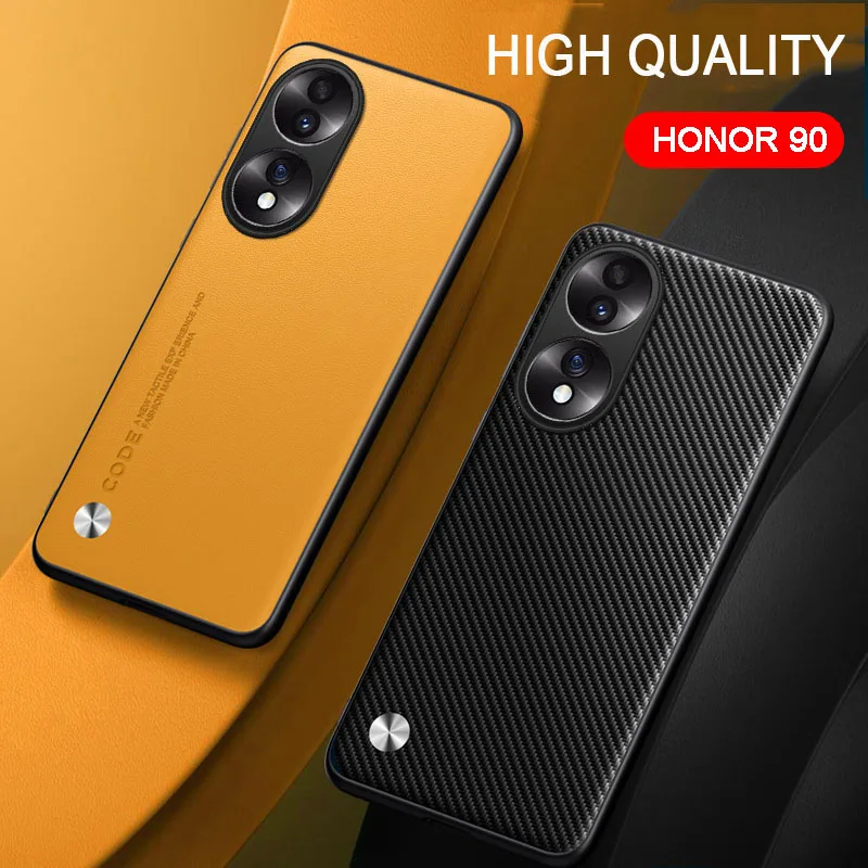 Funda de cuero liso para Honor 90, carcasa de TPU de Color puro a prueba de golpes para teléfono Honor 90 Pro/Honor 80 80 Pro 80 Pro, plana/Honor 80 GT
