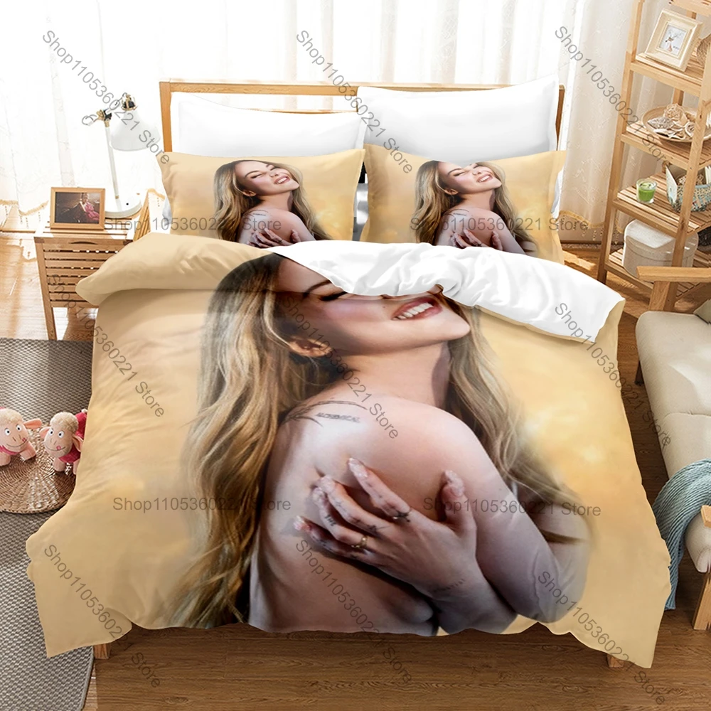 Dove Cameron Too Much 3PCS Bedding Set Duvet Cover And Two Pillowcases Microfiber 3D Printed Singer Bed Linens Home Decor