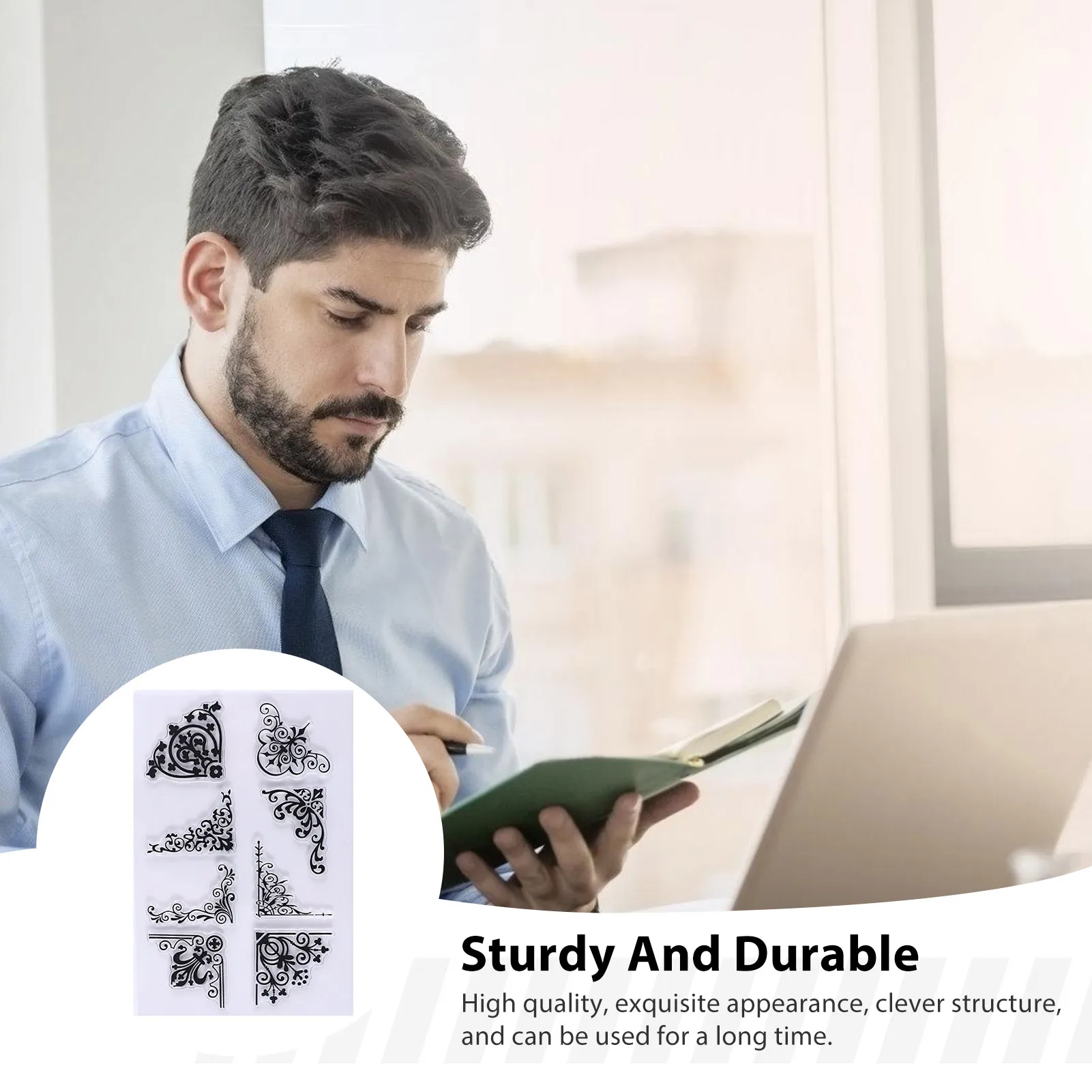 طوابع سيليكون شفافة على الطراز العتيق، ختم سيليكون قديم الطراز للاستخدام المكتبي، وأختام اليوميات، وصياغة الديكور #1