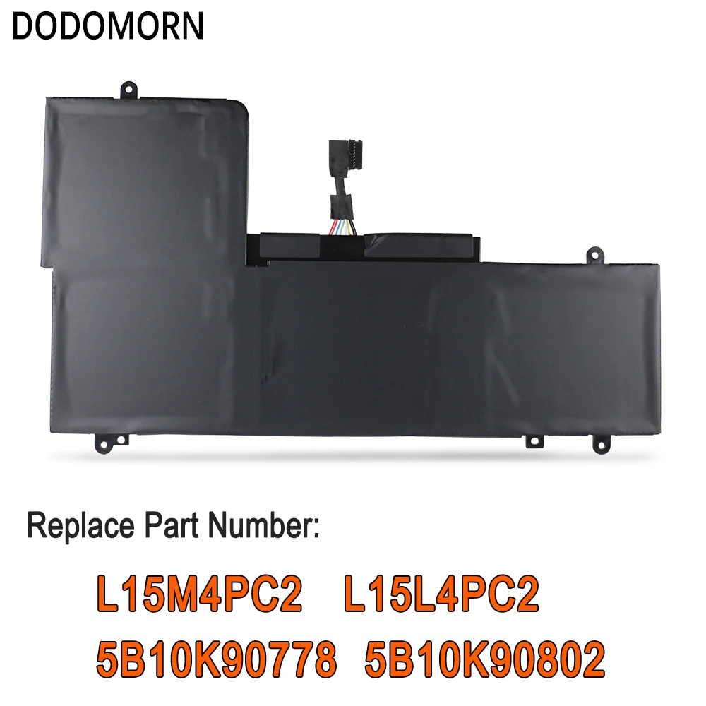 DODOMORN-batería para ordenador portátil, pila para Lenovo ThinkPad Yoga 710-14IKB 710-14ISK 710-15IKB 710-15ISK 710-14ISK-IFI 710-14ISK-ISE, L15M4PC2