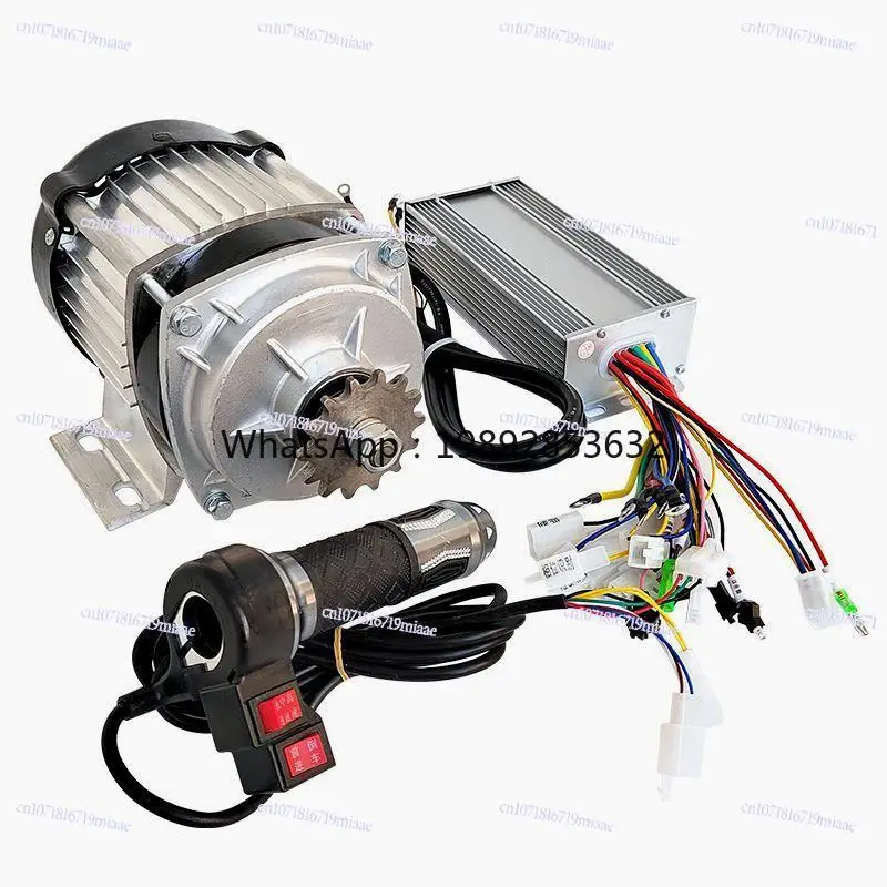 Electric Three-wheel Mid-mounted Motor, Controller, High Horsepower 24V48V500W800W1000W