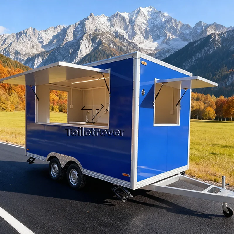 

Коммерческий передвижной фудтрак для уличной еды: прицеп для блинов, десертов, сэндвичей, полностью оборудованная кухня, продажа в Калифорнии