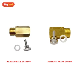 KegLand Deluxe Sodastream Cylinder Adapter (with Pin Adjustment) (TR21-4 -W21.8 / G3/4 )