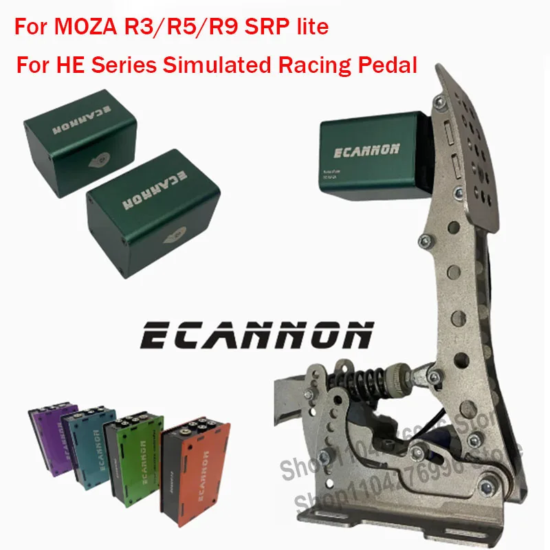 

Racing sim ECX Aluminum Alloy Pedal Vibration Module Racing Pedal For MOZA R3/R5R5/R9 SRP lite For HE Simulation Racing Pedal