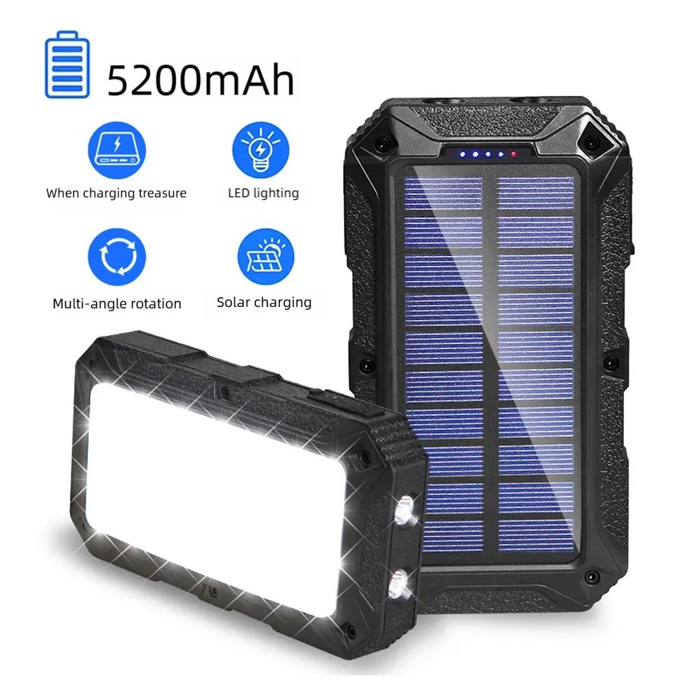 

Multifunctional LED Solar Rechargeable Camping Light Outdoor Magnetic Work Light Tent Lights