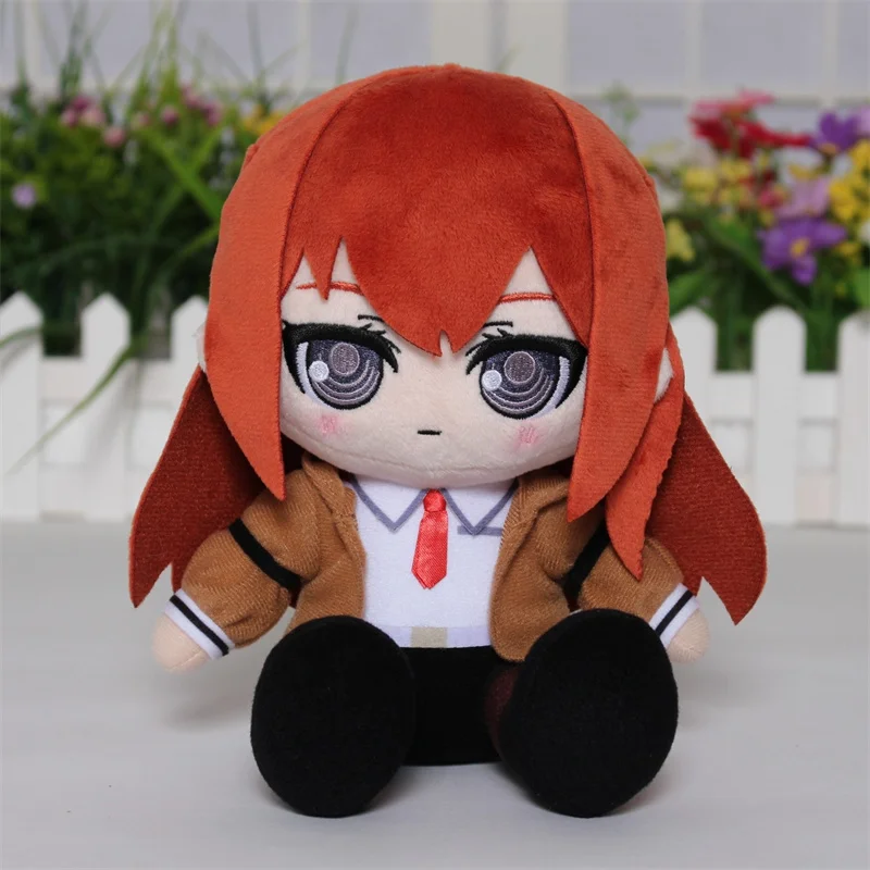 

Плюшевая игрушка Game Steins Gate: Макисе Курису, мягкая игрушка-подушка Кристина, мультяшная кукла для косплея, подарок для фанатов на день рождения