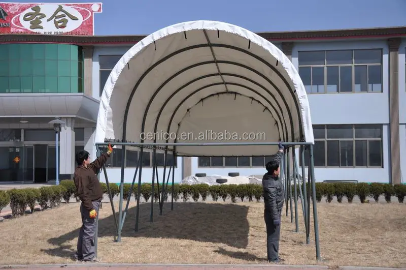 Abrigo de barco de doca, barraca de dossel de carro