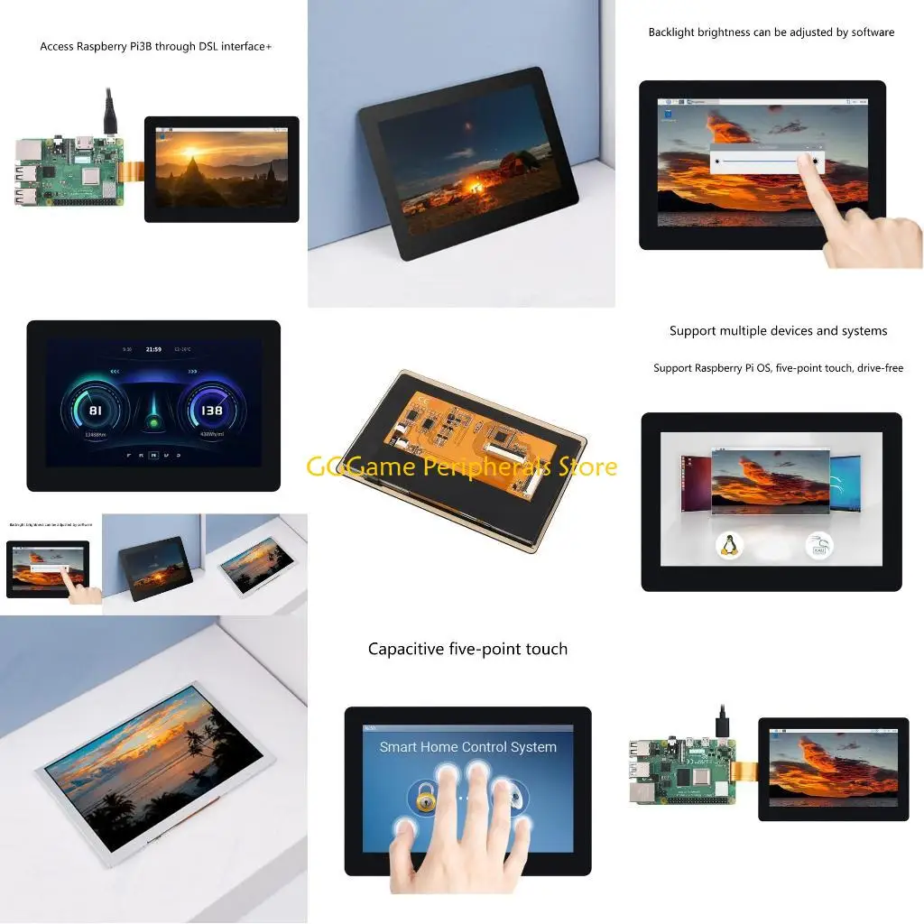 

U55B 5in Capacitive TFT LCD Display 800x480 for 4