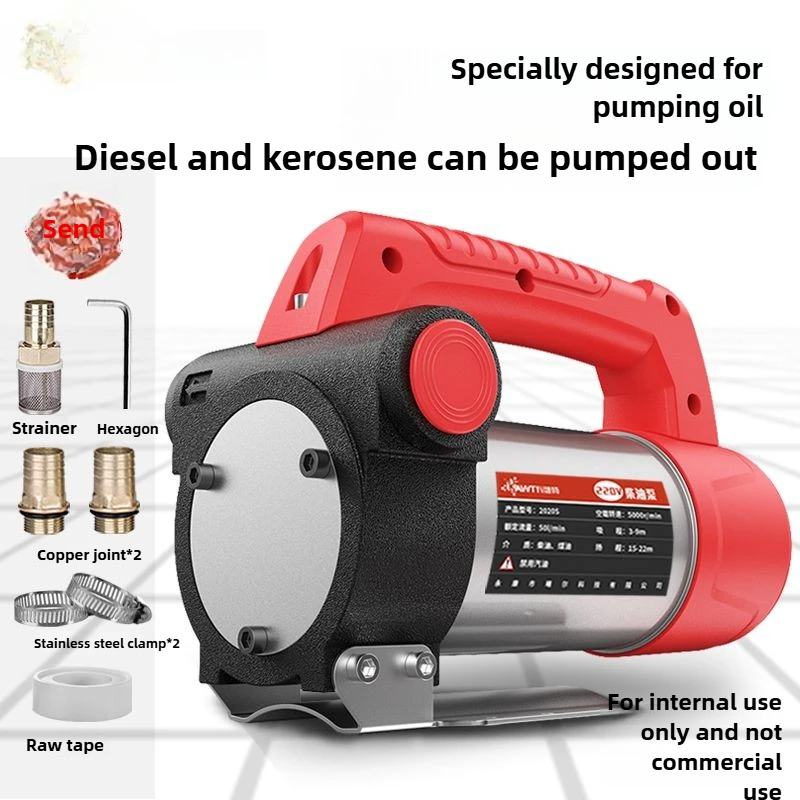 

Электрический масляный насос 12 В 24 В 220 В Самовсасывающий масляный насос Насосная машина Небольшая машина для наполнения