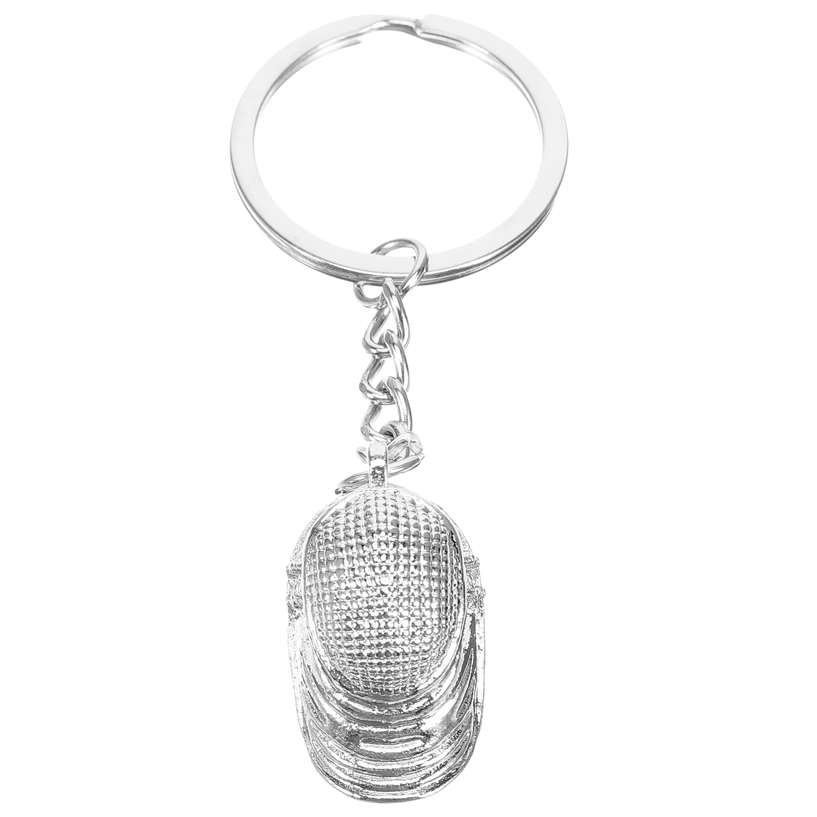 Fencing Keychain Mask Locket Creative Keychains Decorative Small Metal Bags Souvenir