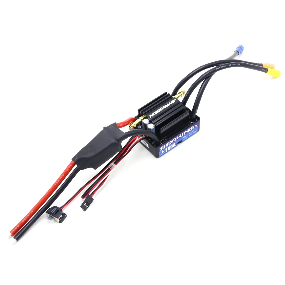 HobbyWing-Moteur pour modèle de bateau de course RC SeaKing V3 180A BL ESC 6V/5A BEC