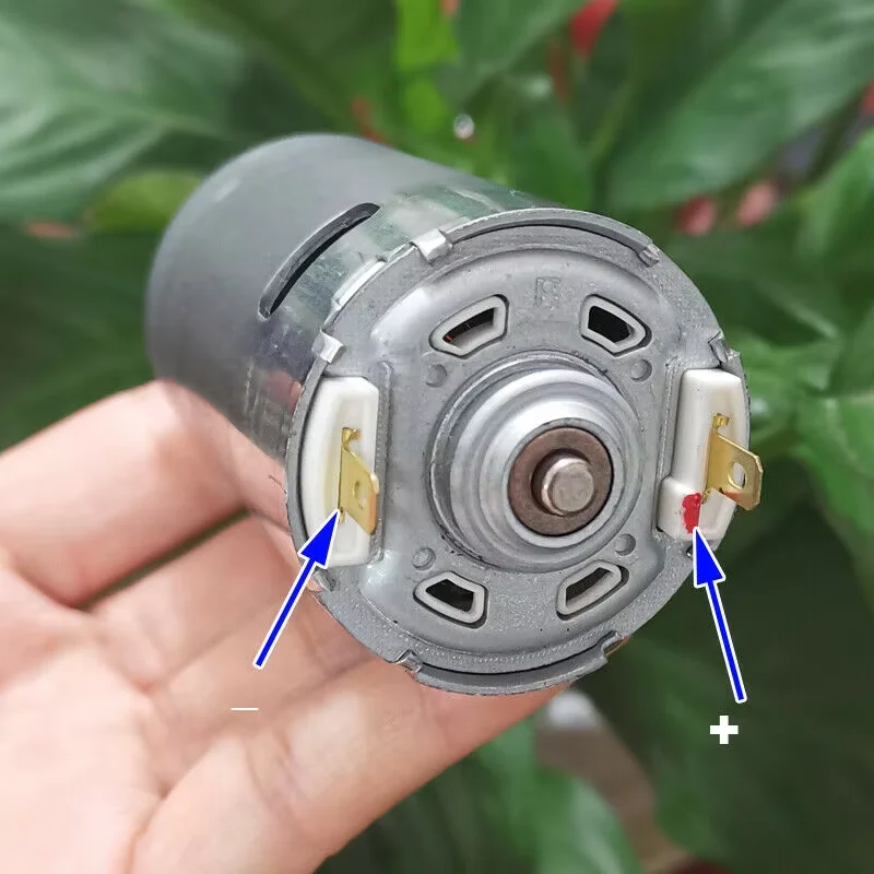 Micro JOHNSON 775 Power Motor DC 48V 72V 100V 120V 9700RPM High Speed Front Ball Bearing for Electric Tool Garden Machinery Tool