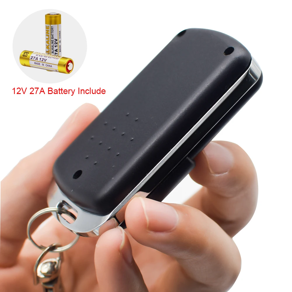 Self Copy 433MHz Remote Control Gate Garage Opener Clone Fixed Learning Code Duplicator Universal Keychain Barrier PT2262 EV1527