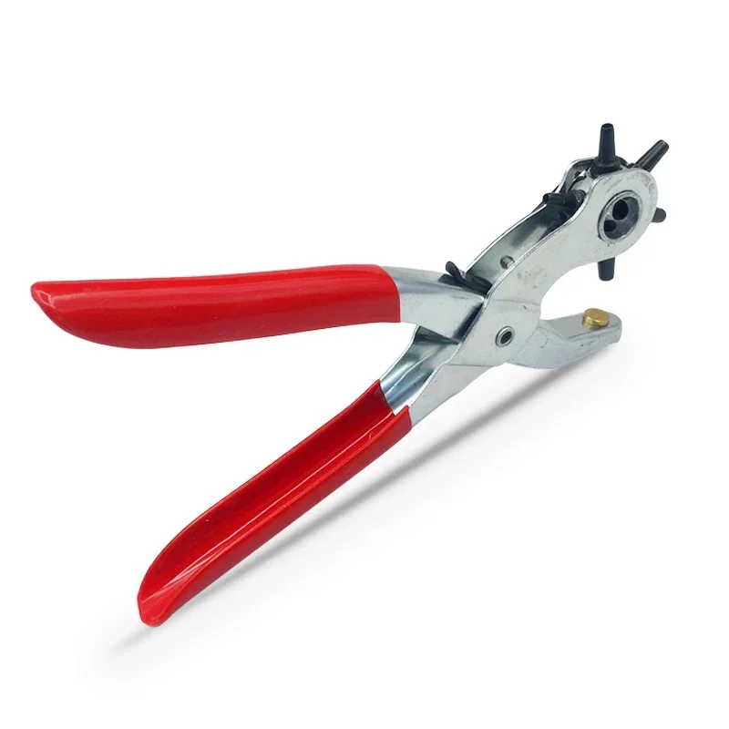 Leather Belt Hole Punch Plier Eyelet Puncher Revolve Sewing Machine Bag Setter Tool Watchband Strap Household leathercraft image 4