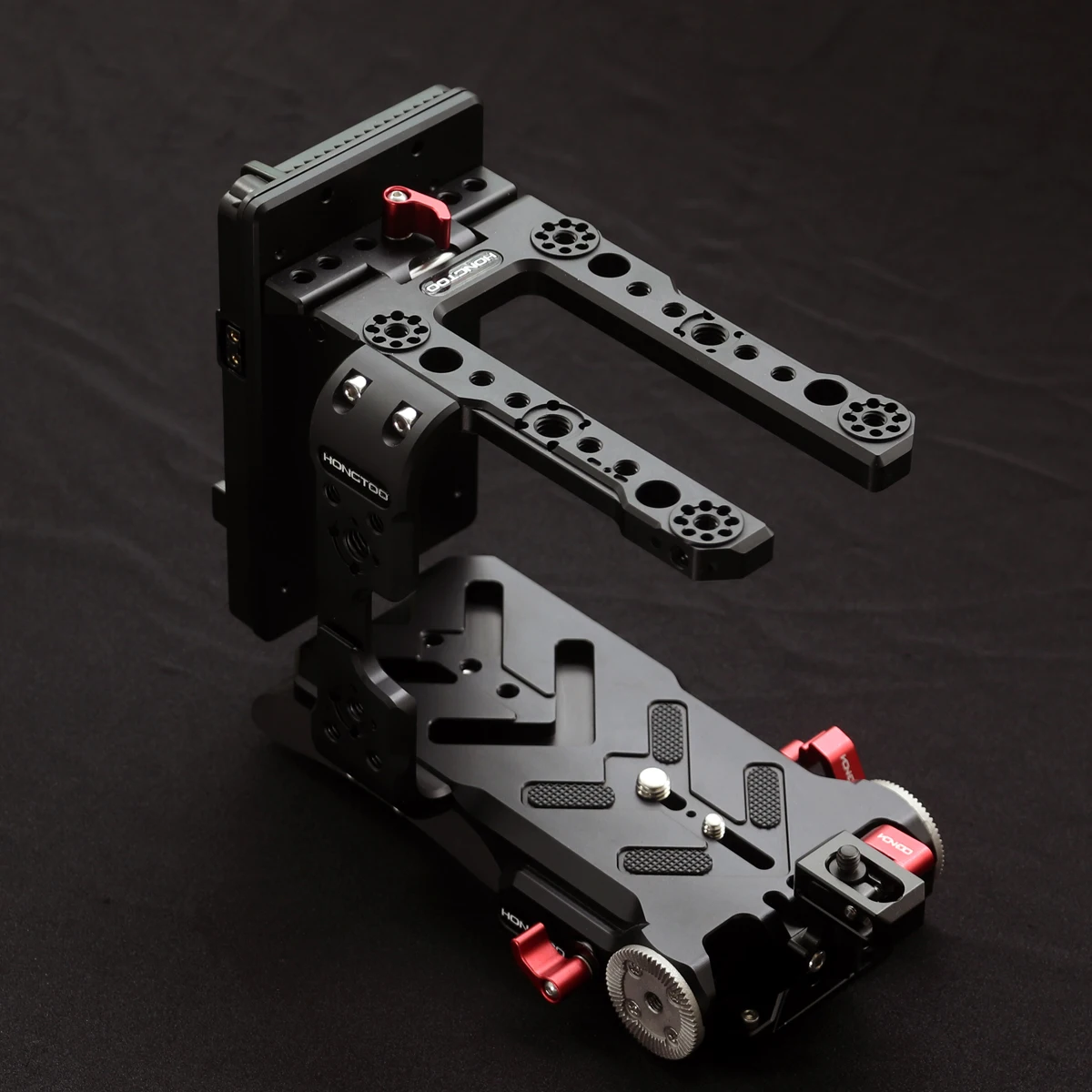 Camera Cage Armor Rig for SONY FX6 Vertical shot Armor With V mount power supply systems