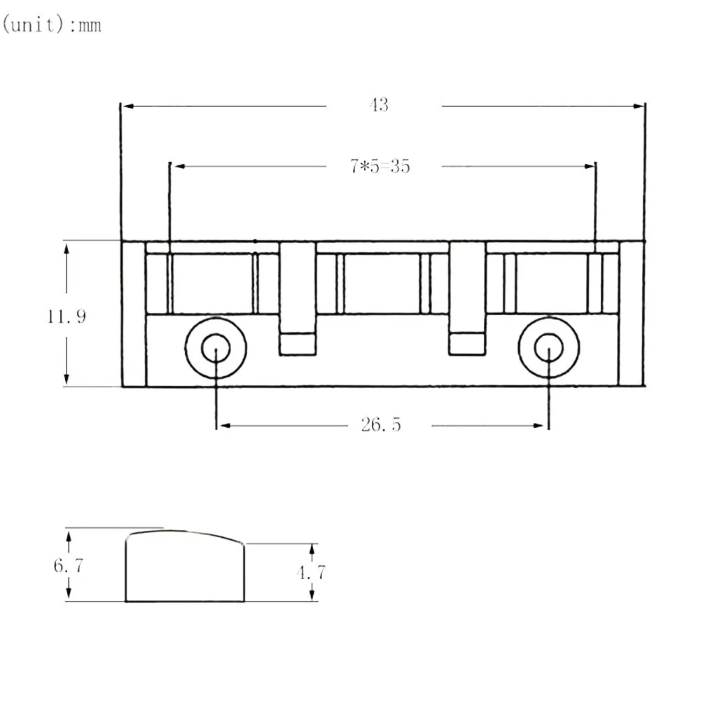 Tuerca de Rodillo para Sillín Fabricada en Material Metálico que Mejora las Características Sonoras de tus Estilos de Guitarra Eléctrica Favoritos