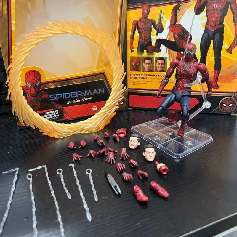 

Mafex No.241 Человек-Паук Тоби Магуайр Герои Не Возврата Дружественное Соседство Gk Аниме Фигурка Модель Игрушка Рождественский Подарок