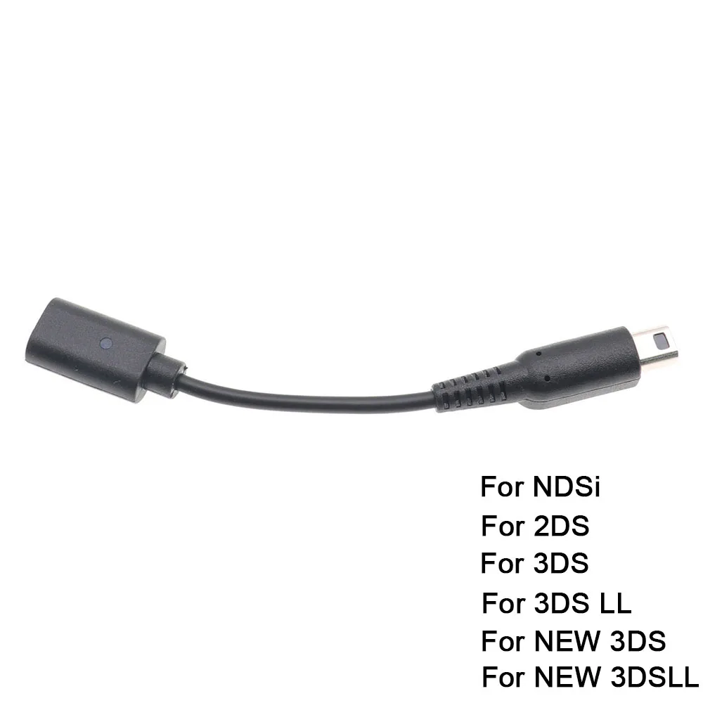 2/5pcs Type C Conversion Cable Charging For PSV 1000 2000 GBM PSP 3000 PSPGO NDSI GBASP/ WIIU 3DS NDSL Game Console Power Line