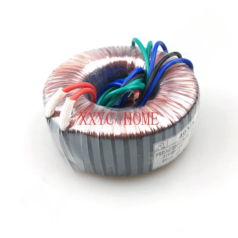 

40W toroidal transformer small power supply transformer 220V to double 21V single 9V ring cattle output