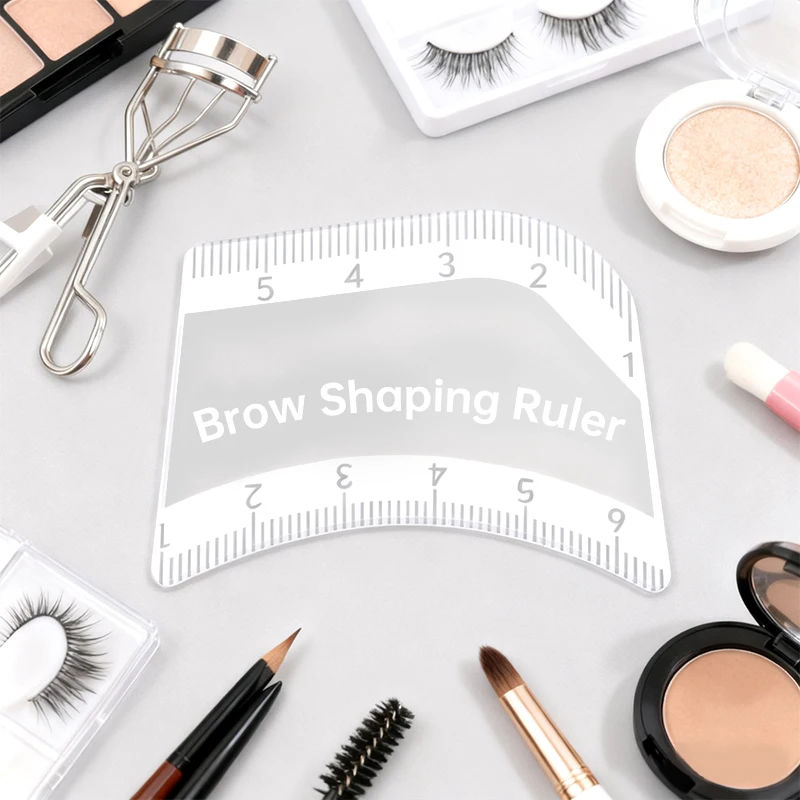 Reusable Eyebrow Stencil Kit With Eyelash Tool, Quick Shaping & Portable Design for Easy Eyebrow Drawing